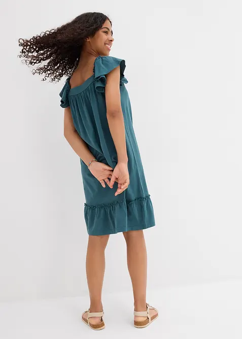 Abito in jersey di cotone biologico elasticizzato, bonprix