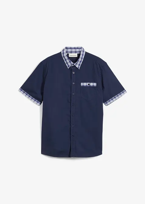 Camicia a maniche corte in puro cotone, bonprix