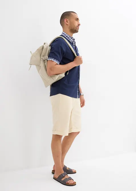 Camicia a maniche corte in puro cotone, bonprix