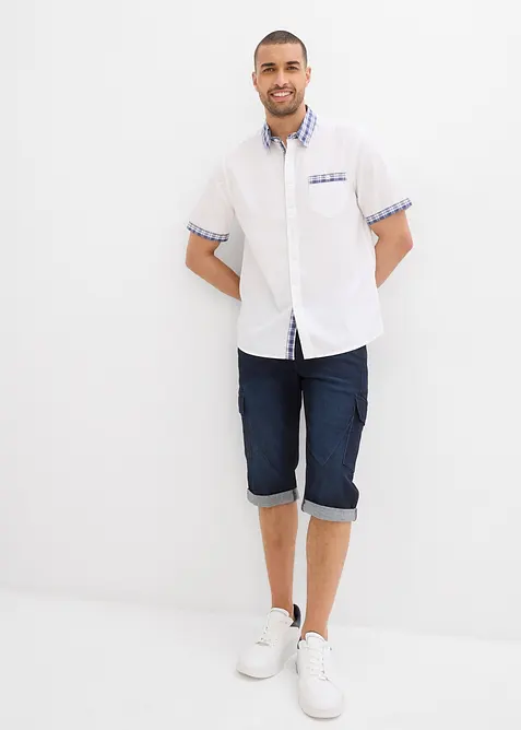 Camicia a maniche corte in puro cotone, bonprix