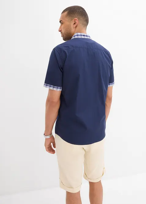 Camicia a maniche corte in puro cotone, bonprix