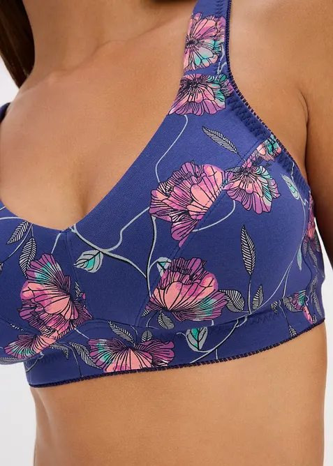 Reggiseno senza ferretto con cotone biologico (pacco da 3), bonprix