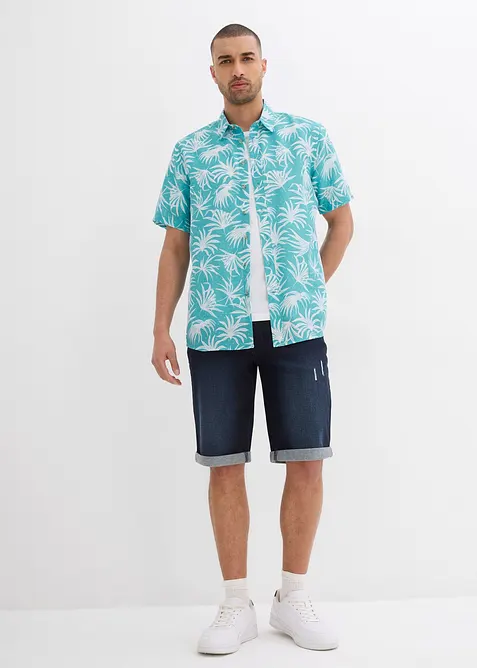 Camicia a maniche corte in viscosa, bonprix