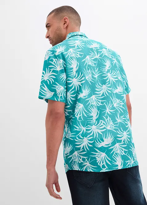 Camicia a maniche corte in viscosa, bonprix