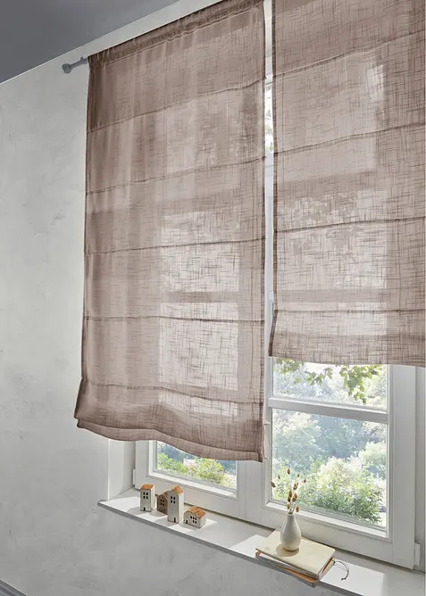 Tenda a pacchetto in tessuto operato, disponibile in molte misure, bonprix