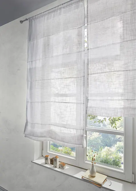 Tenda a pacchetto in tessuto operato, disponibile in molte misure, bonprix