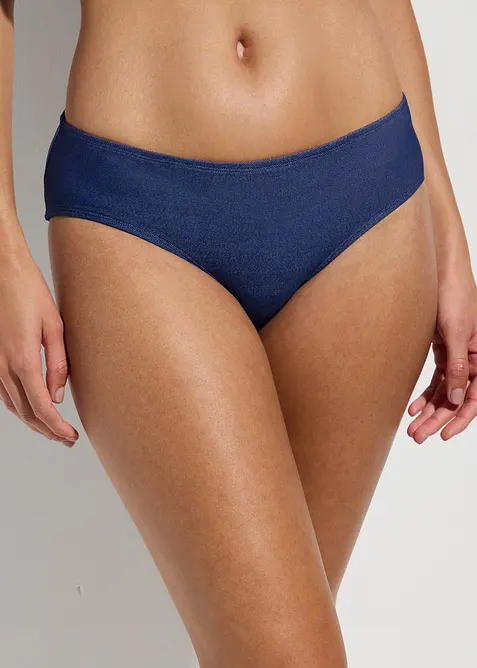 Slip per bikini effetto denim, bonprix