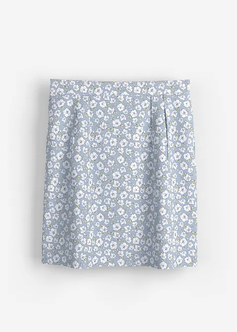 Minigonna in viscosa fluente, bonprix