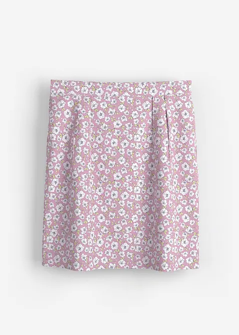 Minigonna in viscosa fluente, bonprix