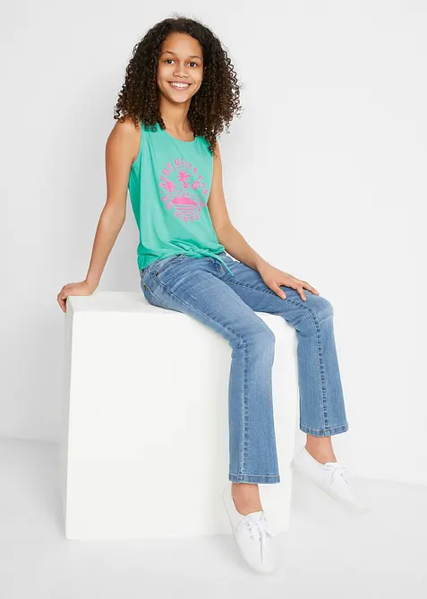 Top in puro cotone biologico (pacco da 2), bonprix