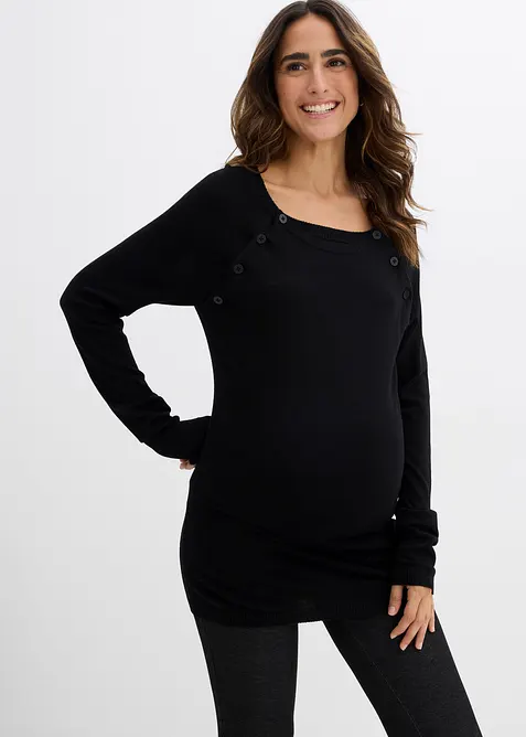 Maglione pr&eacute;maman / da allattamento 2 in 1 in filato fine, bonprix