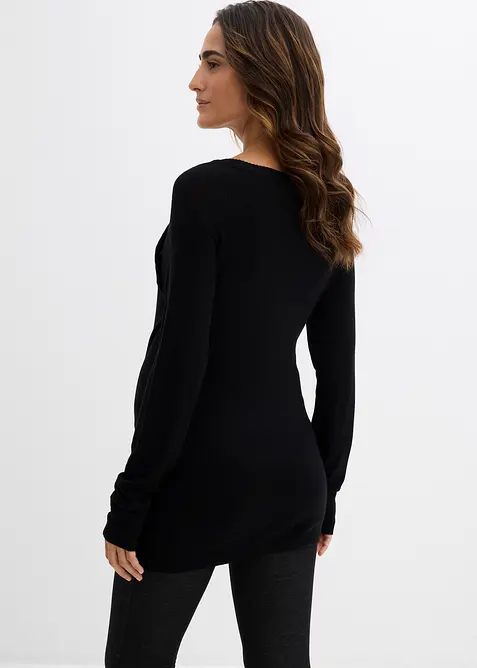 Maglione pr&eacute;maman / da allattamento 2 in 1 in filato fine, bonprix