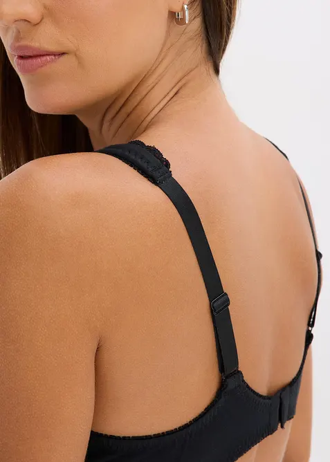 Reggiseno t-shirt minimizer con ferretto e cotone biologico (pacco da 2), bonprix