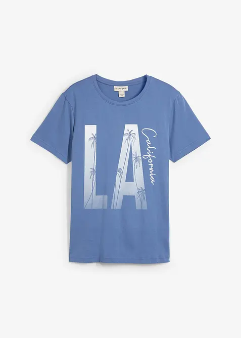 T-shirt in puro cotone biologico, slim fit, bonprix