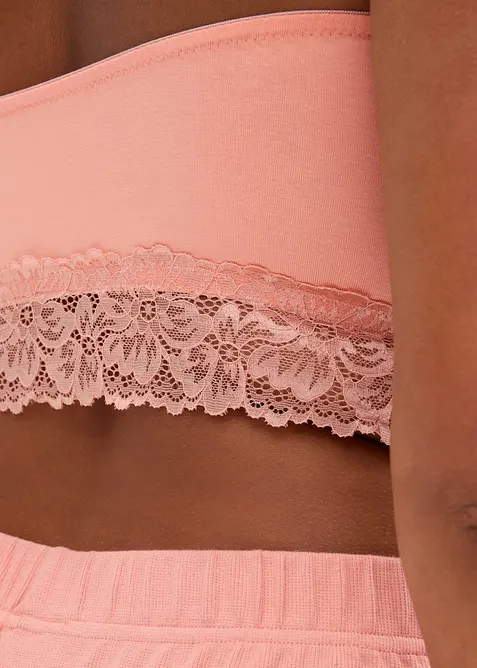 Reggiseno a fascia con cotone biologico (pacco da 2), bonprix