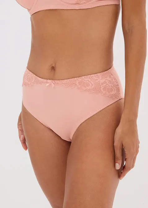 Slip alto con pizzo delicato, bonprix