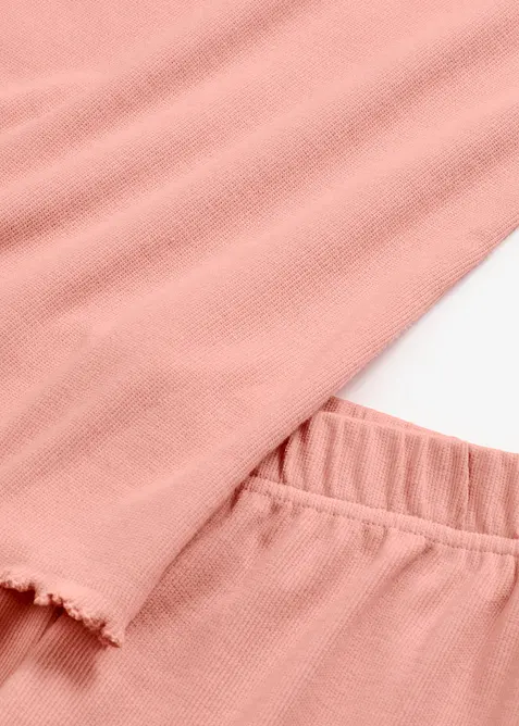 Pigiama estivo con delicato inserto in pizzo, bonprix