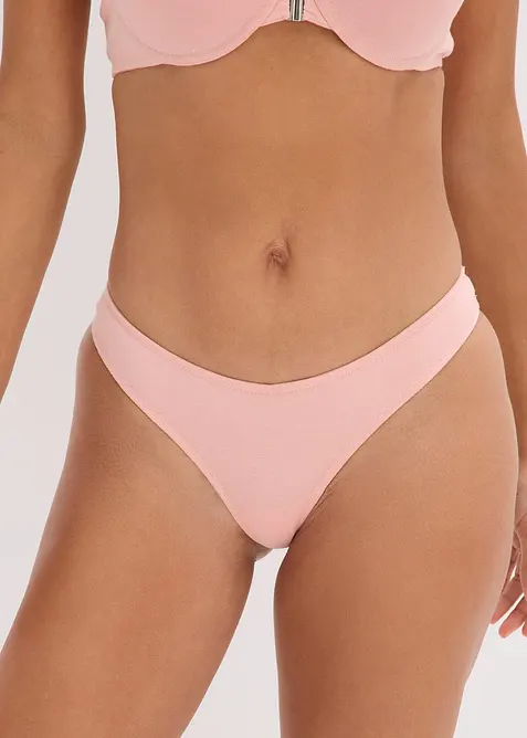 Perizoma a V con cotone comodo (pacco da 2), bonprix