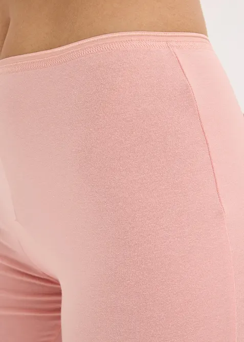 Boxer lunghi aderenti da donna con cotone biologico (pacco da 3), bonprix