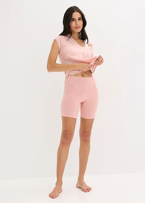 Boxer lunghi aderenti da donna con cotone biologico (pacco da 3), bonprix