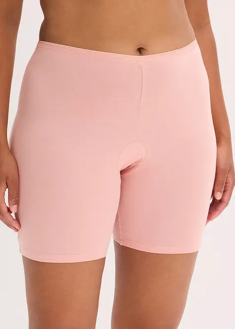 Boxer lunghi aderenti da donna con cotone biologico (pacco da 3), bonprix