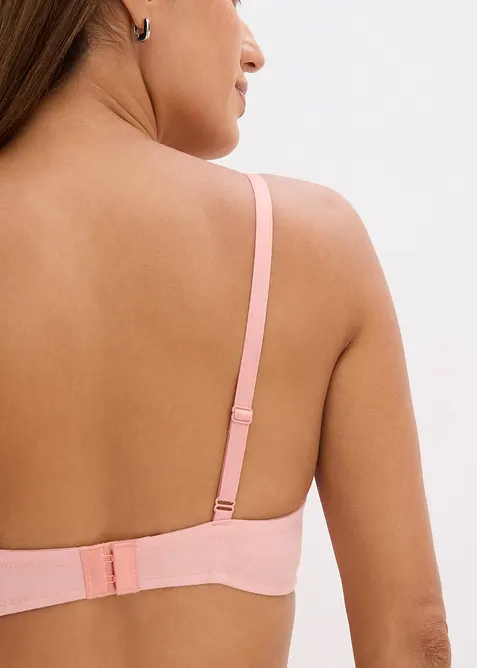 Reggiseno senza ferretto con cotone biologico morbido (pacco da 3), bonprix