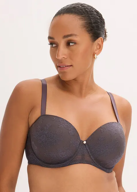 Reggiseno a balconcino con pizzo delicato (pacco da 2), bonprix