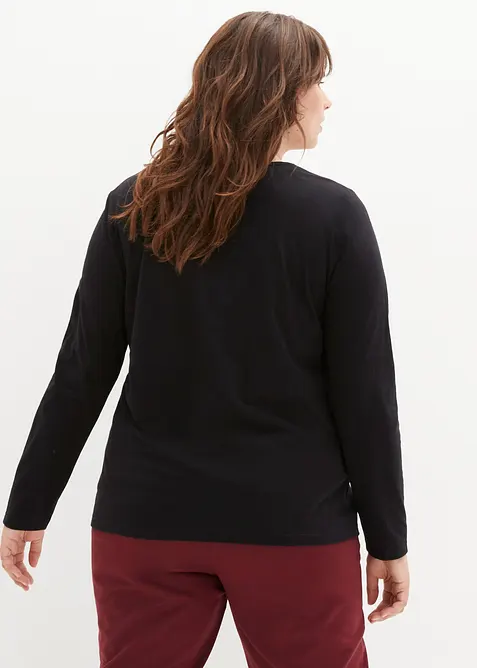 Maglia a maniche lunghe (pacco da 2), bonprix