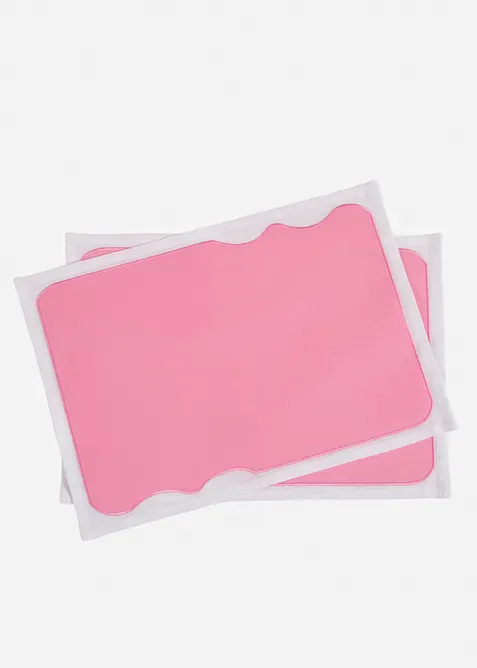 Tovagliette americane in cotone biologico con bordo colorato (pacco da 2), bonprix