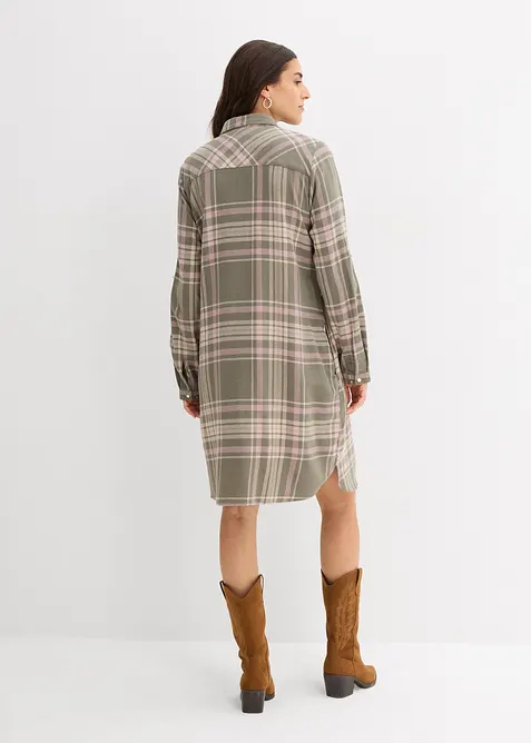 Abito chemisier in puro cotone, bonprix