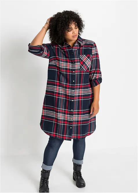 Abito chemisier in puro cotone, bonprix