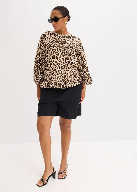 Blusa in misto viscosa fine, bonprix