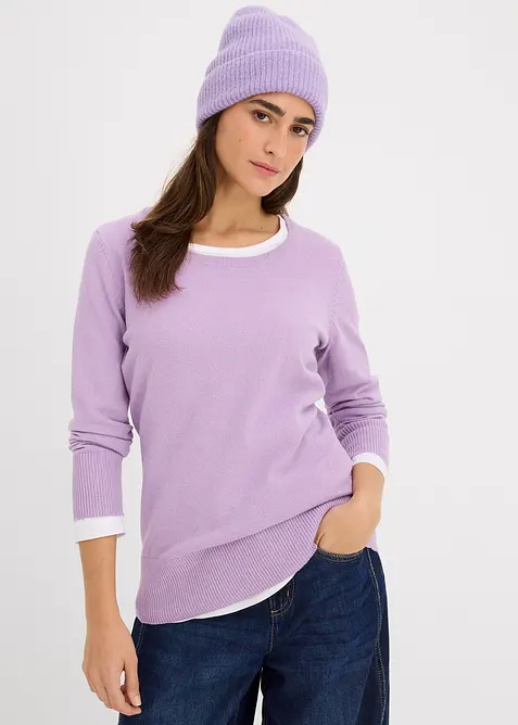 Maglione in filato fine, bonprix