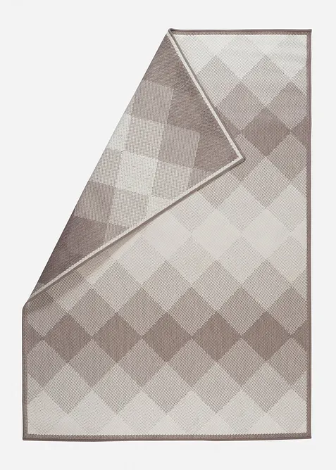 Tappeto da interno ed esterno double-face con motivo grafico, bonprix