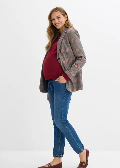Joggers di jeans prémaman in cotone biologico, bonprix