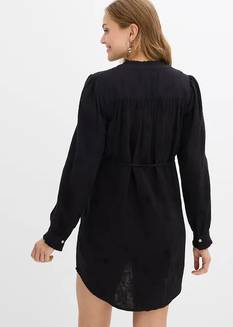 Abito prémaman in mussola morbida di cotone, bonprix