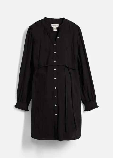 Abito prémaman in mussola morbida di cotone, bonprix