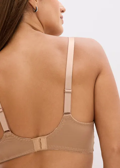 Reggiseno con ferretto ed effetto lucido (pacco da 2), bonprix