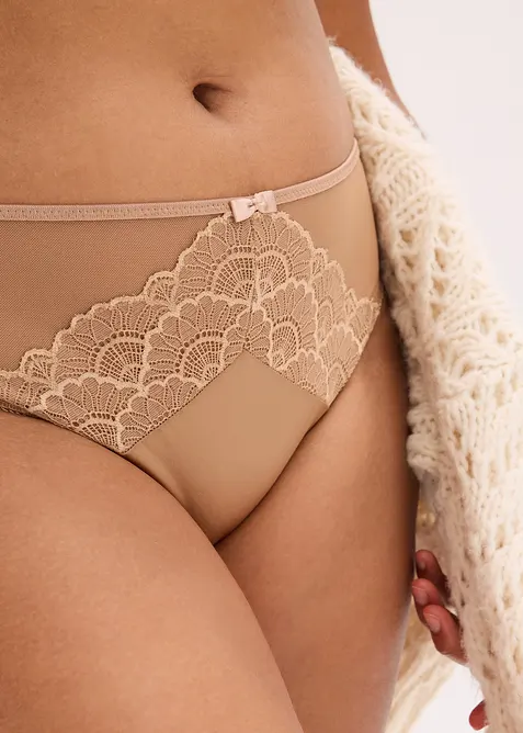 Slip con effetto lucido (pacco da 2), bonprix