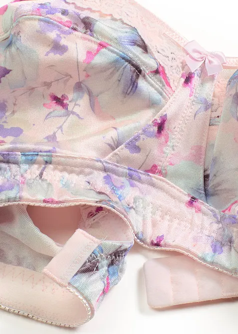 Reggiseno contenitivo senza ferretto con spalline imbottite, bonprix