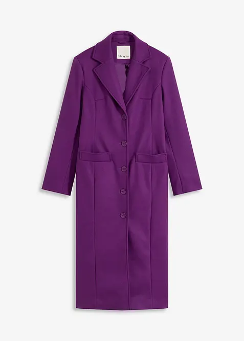 Cappotto lungo in simil lana, bonprix