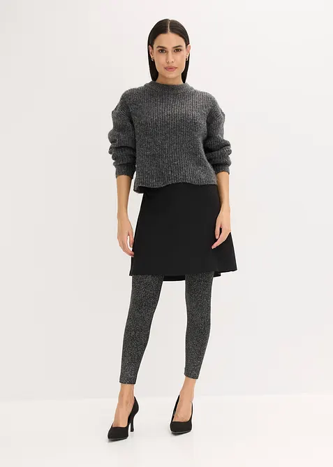 Leggings termici con fili glitterati, bonprix