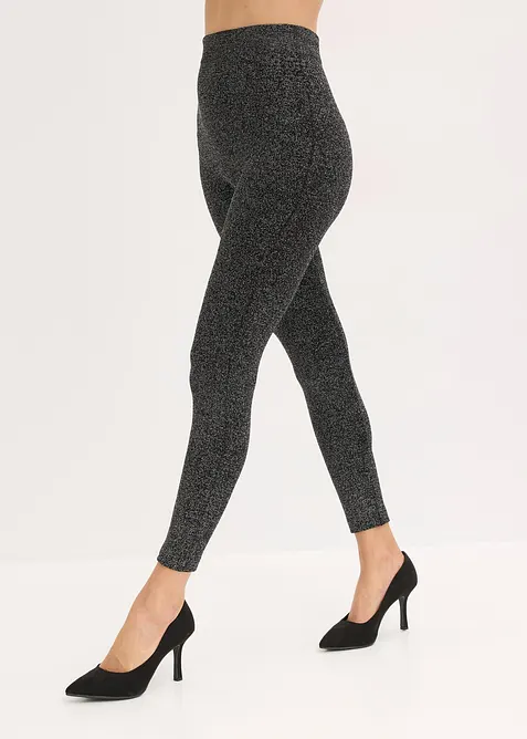 Leggings termici con fili glitterati, bonprix