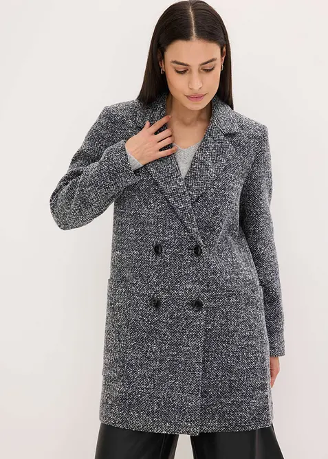 Cappotto corto in simil lana, bonprix
