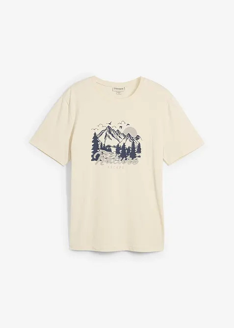 T-shirt in puro cotone biologico, bonprix