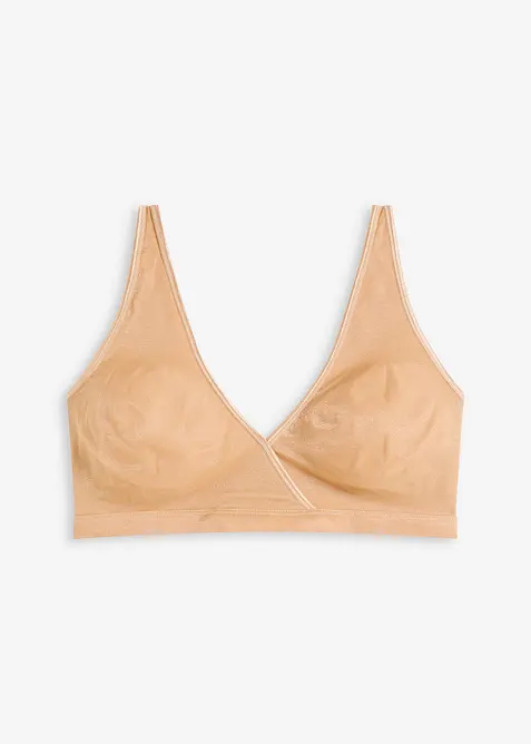 Bralette in materiale lucido, bonprix