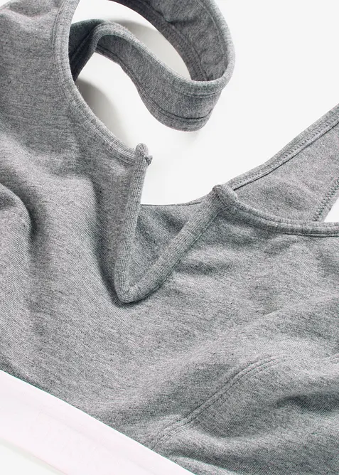 Reggiseno bustier con cotone biologico, bonprix