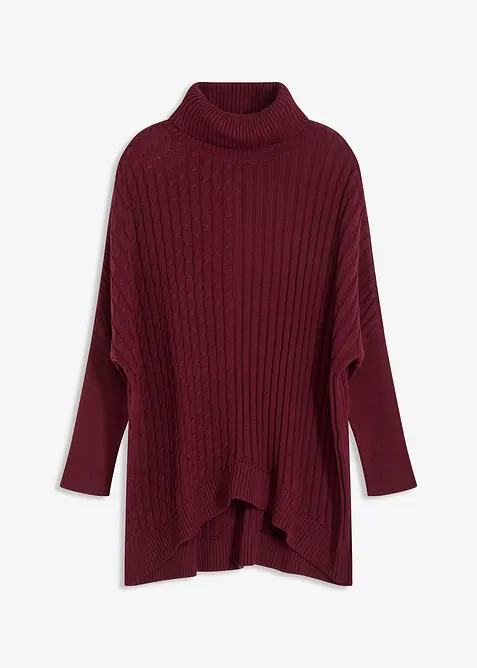 Maglione oversize stile poncho, bonprix