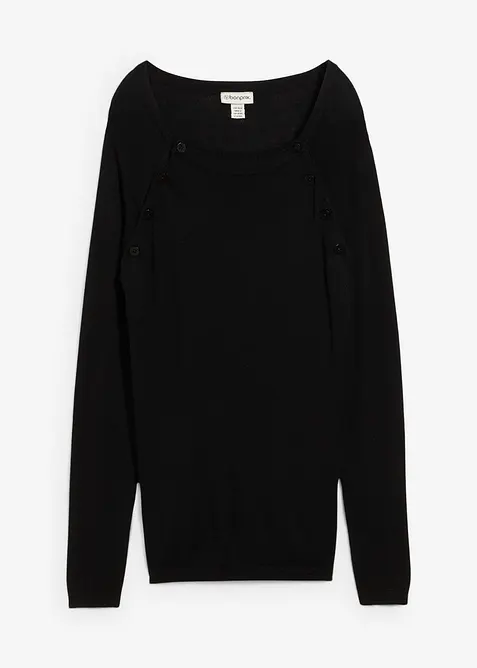 Maglione pr&eacute;maman / da allattamento 2 in 1 in filato fine, bonprix