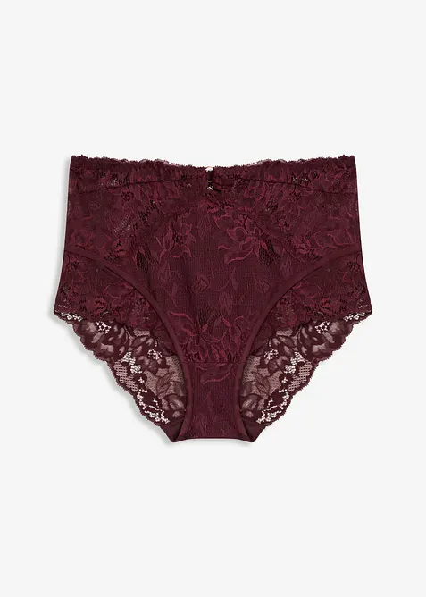 Panty a vita alta in pizzo delicato, bonprix